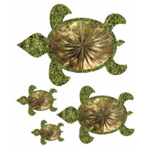 Garden Sea Turtle Kids' Dark Shirts