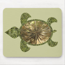 Garden Sea Turtle Mousepad