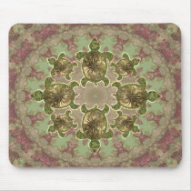 Garden Sea Turtle Pattern Mousepad