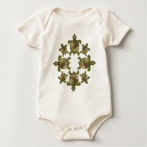 Garden Sea Turtle Pattern Onesie T Shirts