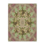 Garden Sea Turtle Pattern Postcard