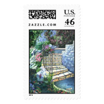 garden stairway postage