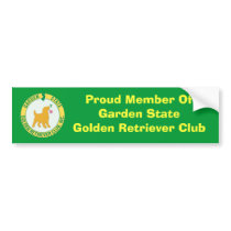 Garden State Golden Bumper Sticker bumper stickers