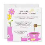 Garden Tea Party Luncheon Invitations