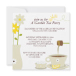Garden Tea Party Luncheon Invitations