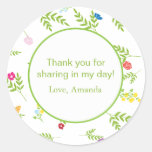 Garden Theme Favor Sticker stickers