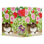 Garden Tiger Cat Avery Binder