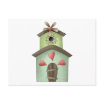 Garden Treasures · Birdhouse Post Cards