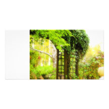 Garden Trellis Photo Greeting Card
