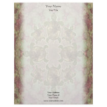 Garden Turtles Pattern Letterhead