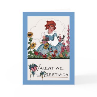 Garden Valentine Greeting card