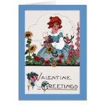 Garden Valentine Greeting Card