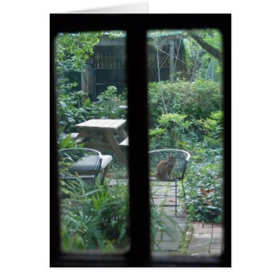 Garden View ©2008 Greeting Cards by smilodonart