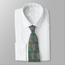 Garden Wall, Geometric Abstract ties by RLMdesignes Garden Wall, Geometric Abstract ties