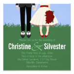 Garden Wedding, 5.25x5.25 wedding invitations