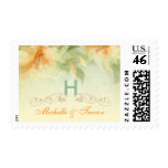 Garden Wedding Invitation Postage - Yellow Floral