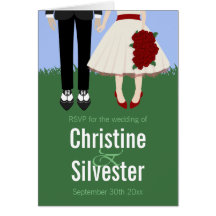 Garden Wedding, RSVP Card