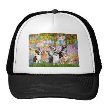 Garden - Welsh Corgies (seven) Hats