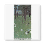 Garden With Chickens In St. Agatha By Klimt Gustav magnets