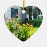 Garden with Coneflowers and Lilies Ornament