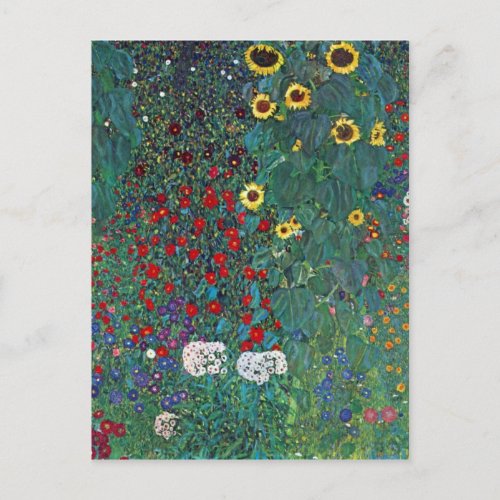 Garden with Crucifix 2 by Gustav Klimt Post Cards