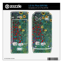 Garden with Crucifix 2 by Gustav Klimt Decals For The LG Vu Plus