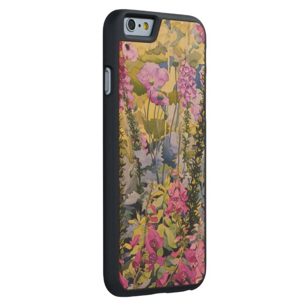 Garden with Foxgloves Carved® Maple iPhone 6 Case-2