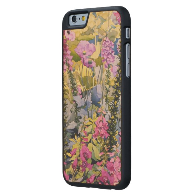 Garden with Foxgloves Carved® Maple iPhone 6 Case