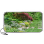 Garden With Japanese Maple Portable Speaker