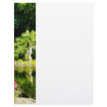 Garden With Statue Freeport Bahamas Custom Letterhead