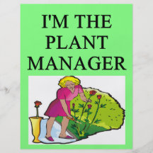 gardener gardening joke flyer