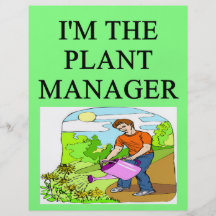 gardener gardening joke flyer design