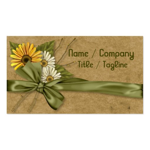 Gardener´s Delight Business Card Templates (front side)