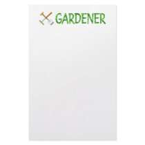 Gardener stationery