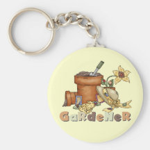 Gardener Tshirts and Gifts Key Chains