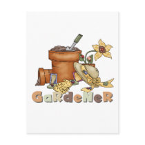 Gardener Tshirts and Gifts Postcards