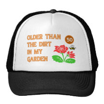 Gardener's 50th Birthday Hat