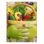 Gardener's Harvest Basket Spiral Notebooks