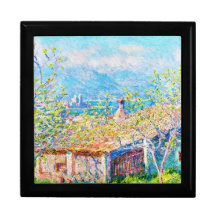 Gardener's House at Antibes Claude Monet Jewelry Boxes