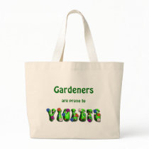 Gardeners & Violets - Jumbo Tote bags