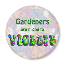 Gardeners & Violets - Magnet #1