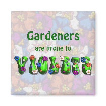 Gardeners & Violets - Magnet #2