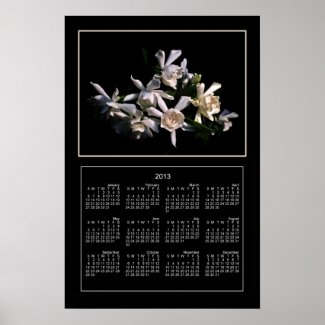 Gardenia Bouquet 2013 Calendar Print