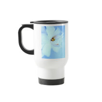 Gardenia I White Commuter - Travel Coffee Mug by Artinua Gardenia I White Commuter - Travel Coffee Mug