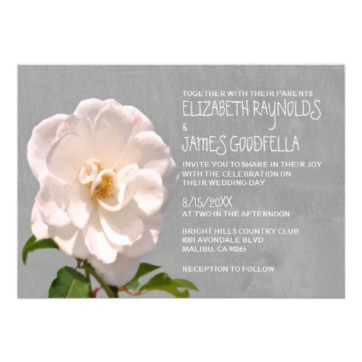 Gardenia Wedding Invitations