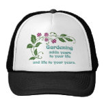 Gardening Adds Life to your Years Mesh Hats