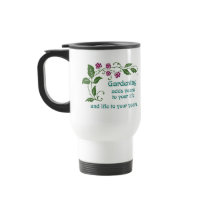 Gardening Adds Life to your Years mugs by aesthete Gardening Adds Life to your Years mugs