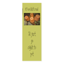 Gardening Bookmark business cards by windlifter Gardening Bookmark business cards