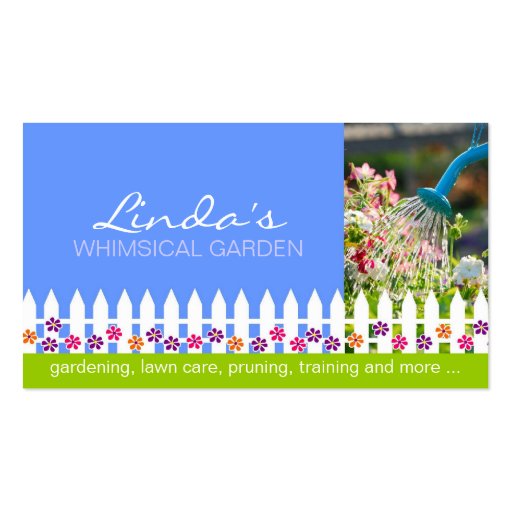 Gardening - Business Card (front side)