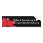 Gardening Club Bumpersticker-customize Bumper Sticker